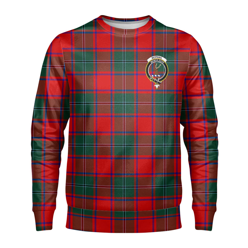 McPhail Clan Tartan Crest Sweatshirt