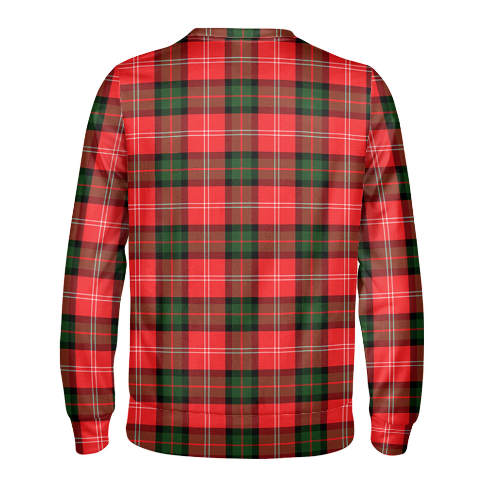 Nesbitt Modern Tartan Crest Sweatshirt