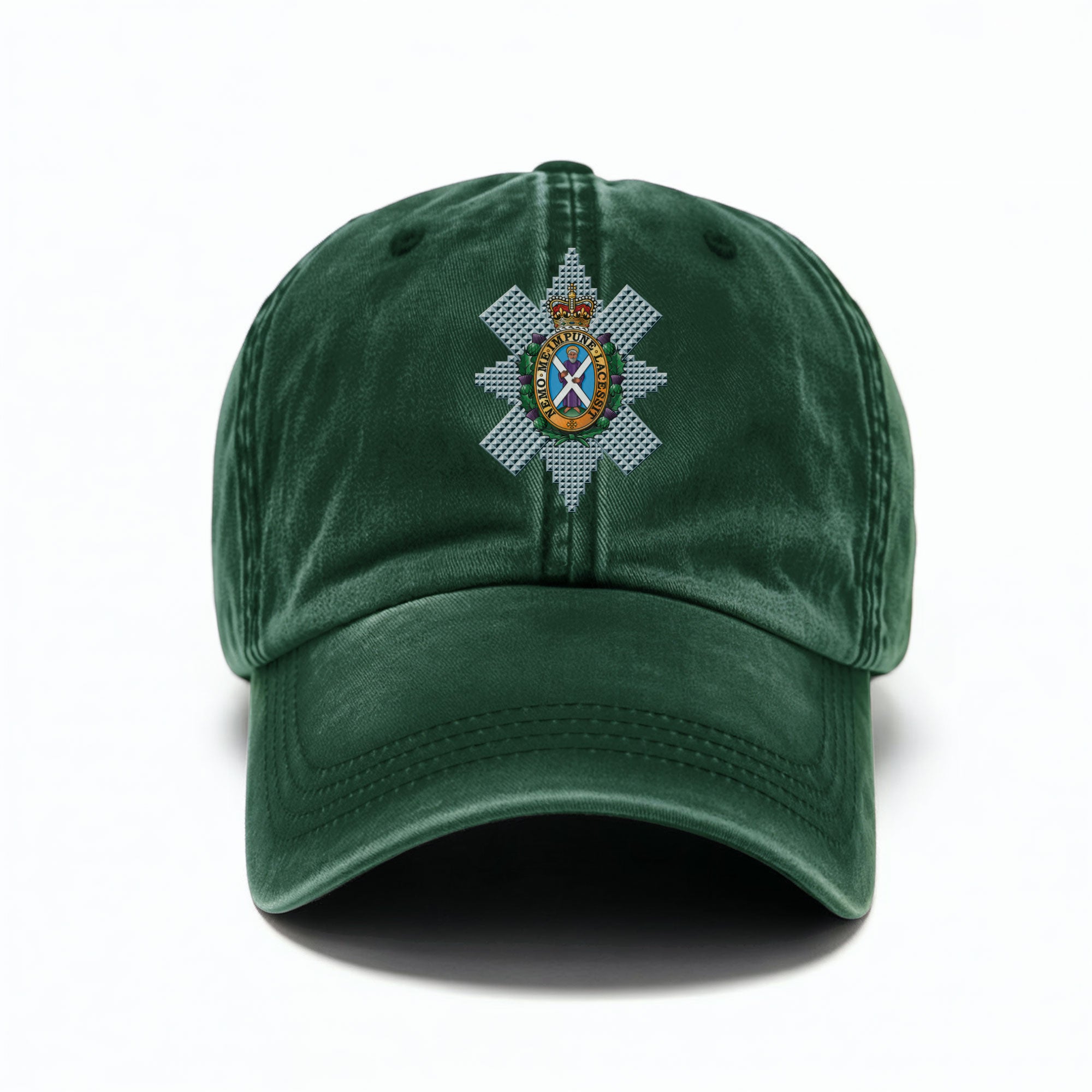 Black Watch Crest Washed Classic Cap