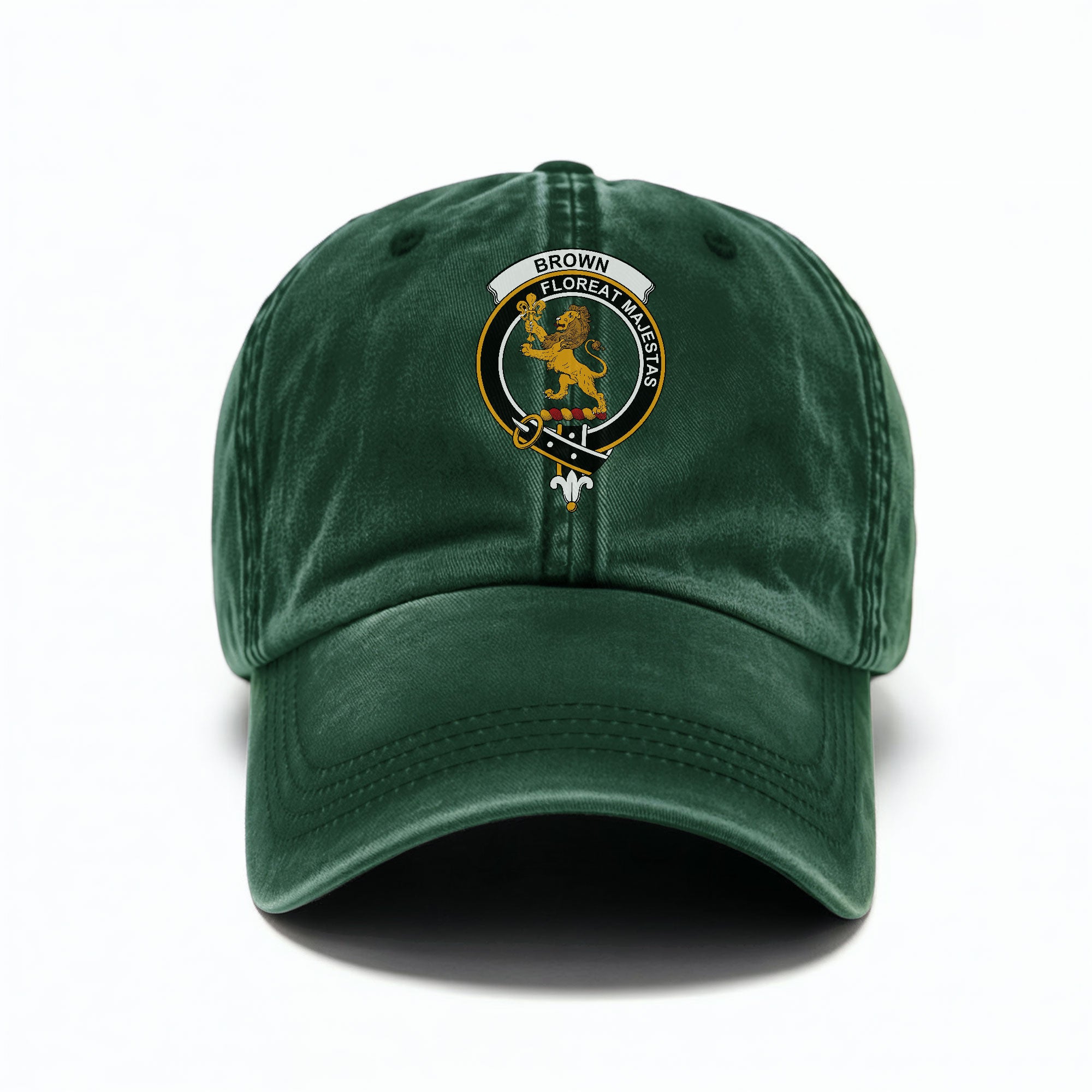 Brown Crest Washed Classic Cap