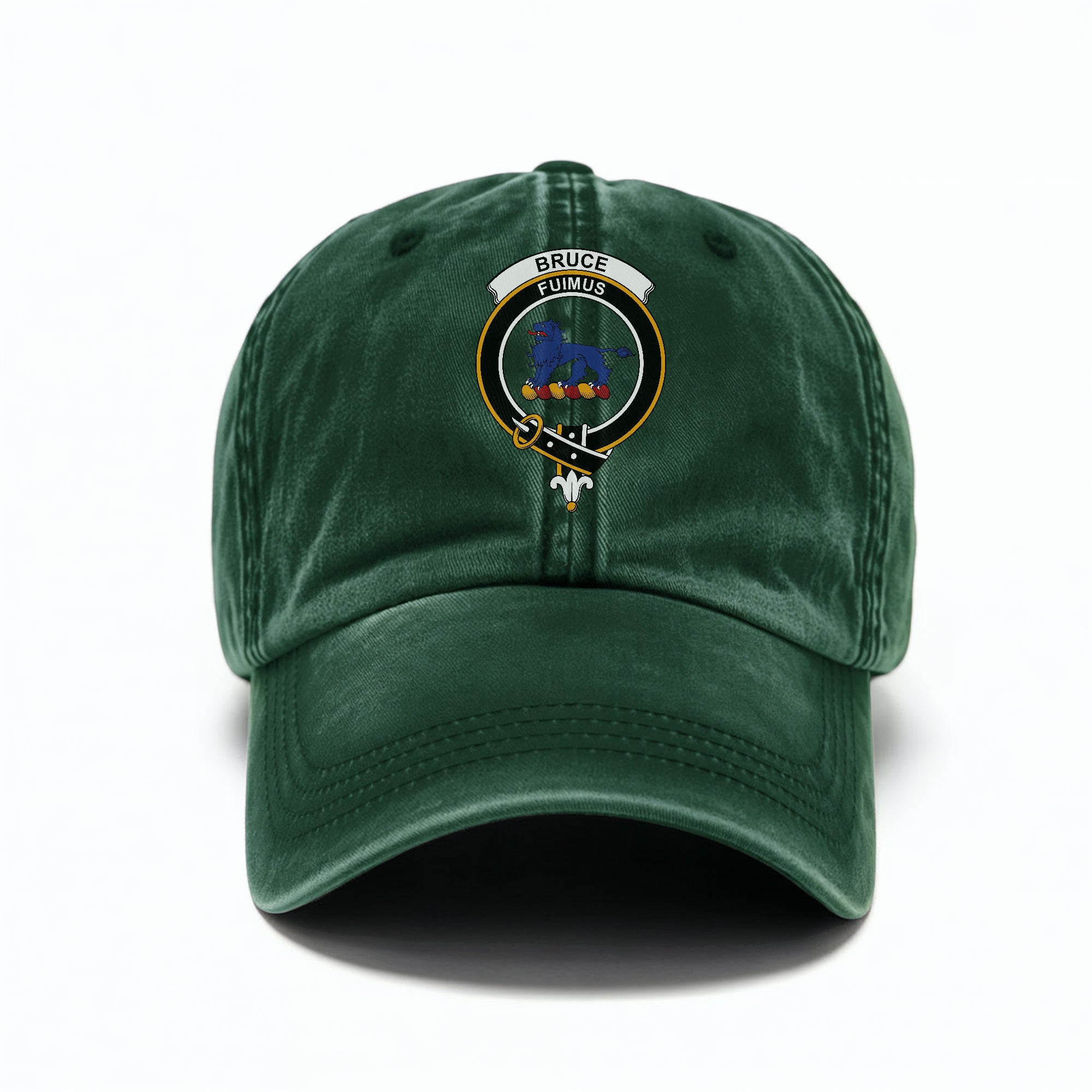 Bruce Crest Washed Classic Cap
