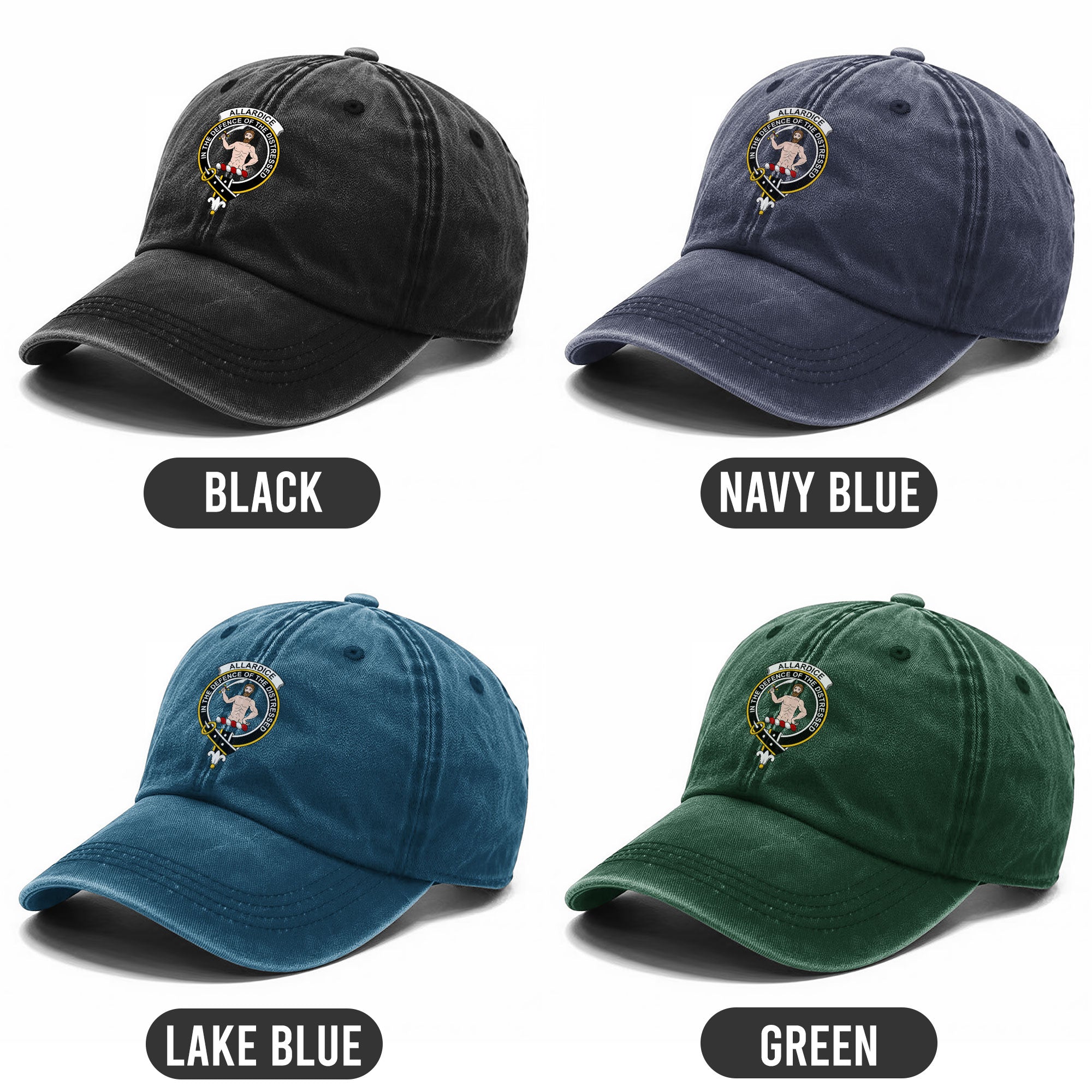 Allardice Crest Washed Classic Cap