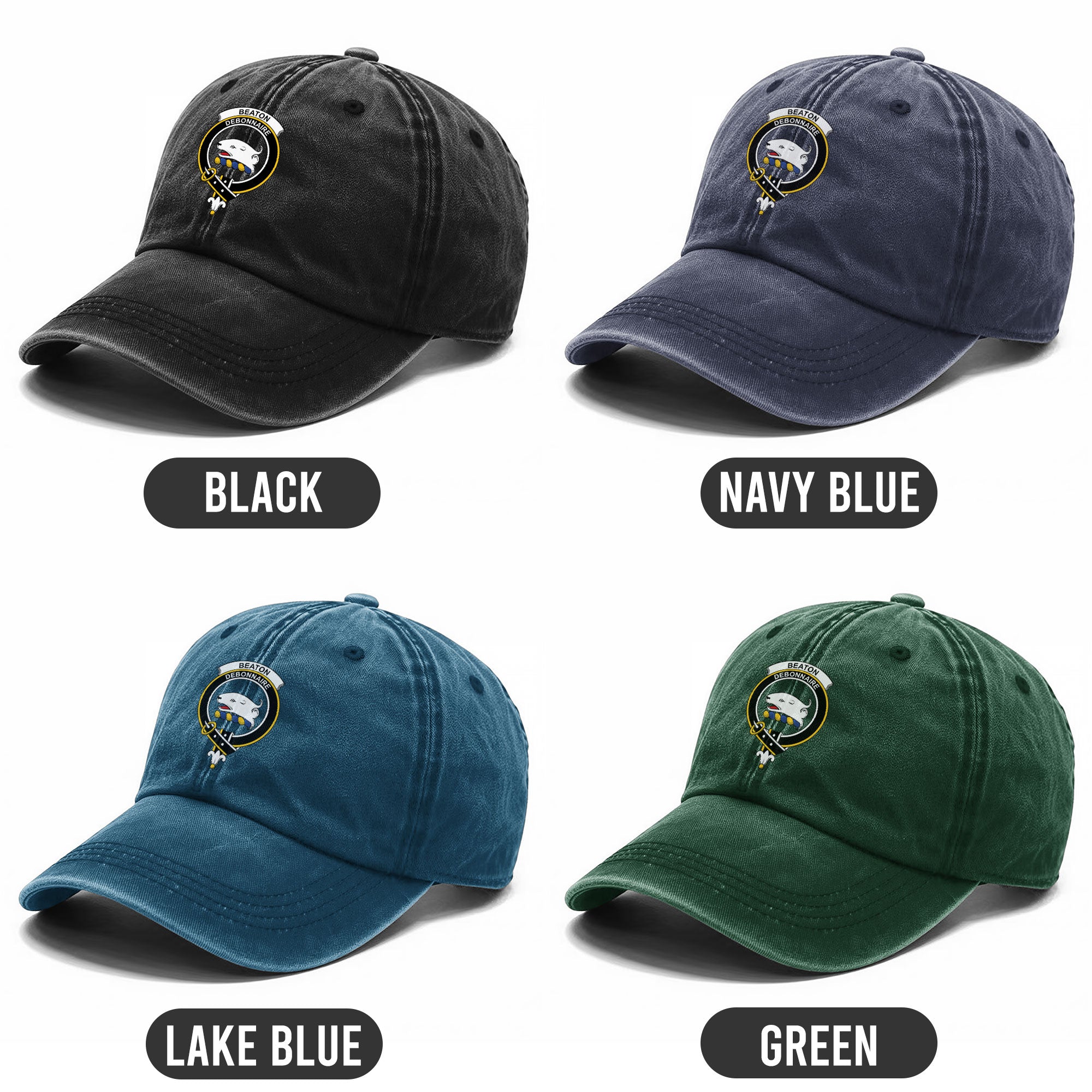 Beaton Crest Washed Classic Cap