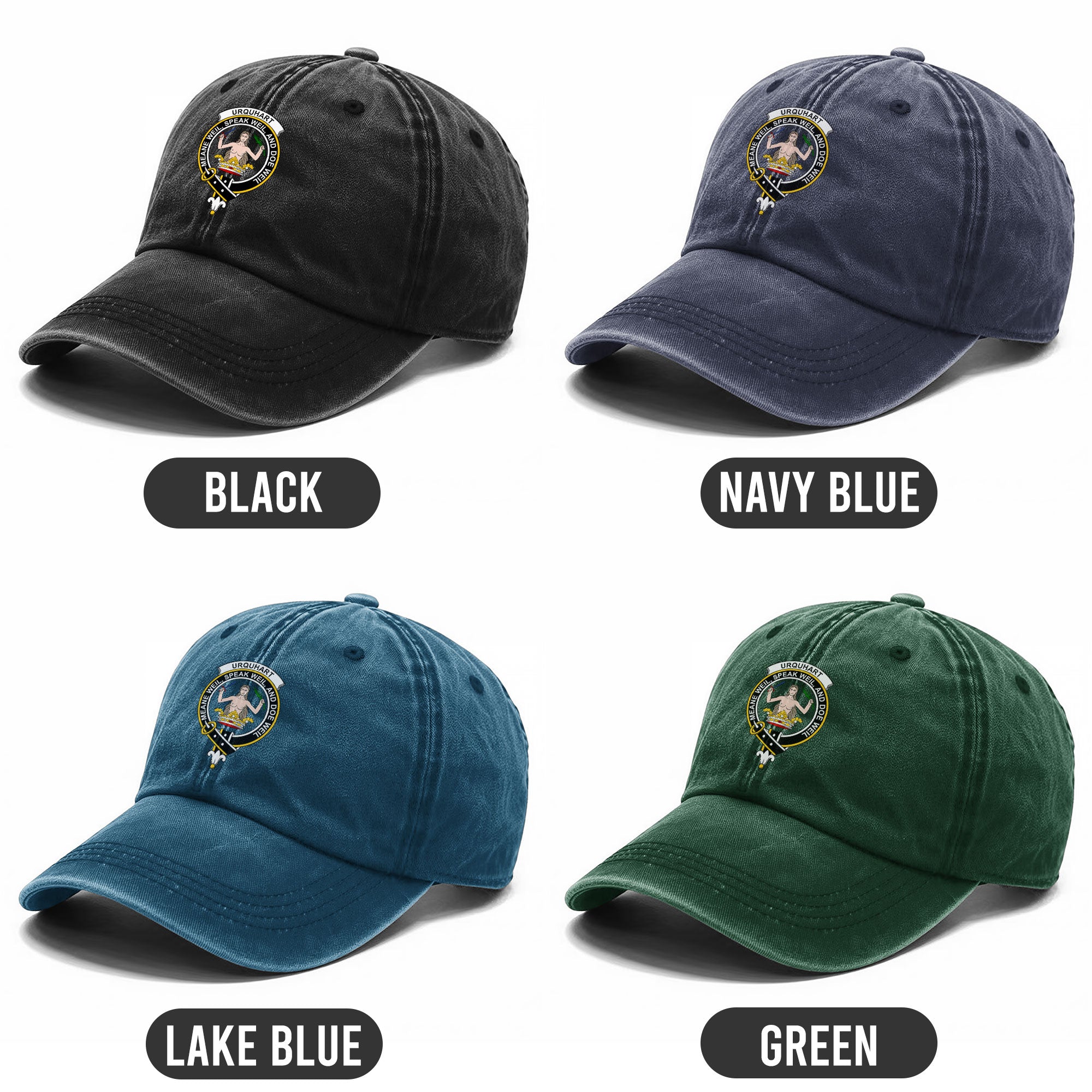 Urquhart Crest Washed Classic Cap