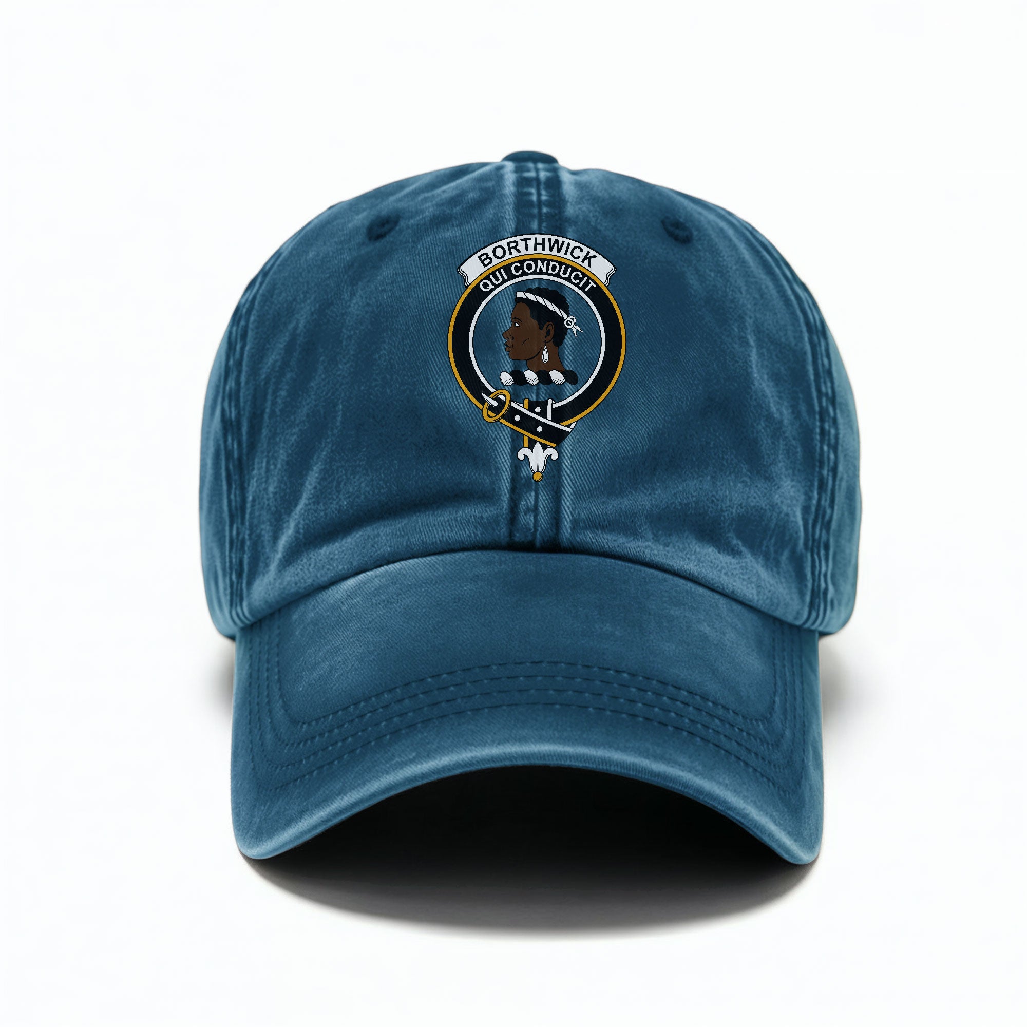 Borthwick Crest Washed Classic Cap