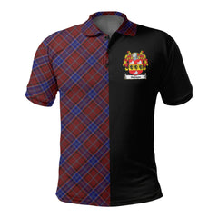 Hudson Tartan Polo Shirt Half of Me - Cross Style