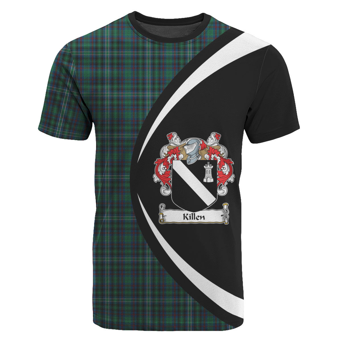Killen Tartan Crest T-shirt - Circle Style