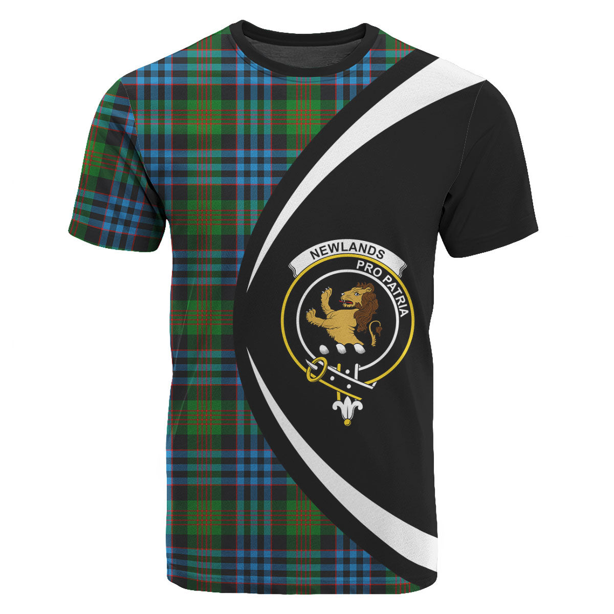 Newlands Tartan Crest T-shirt - Circle Style