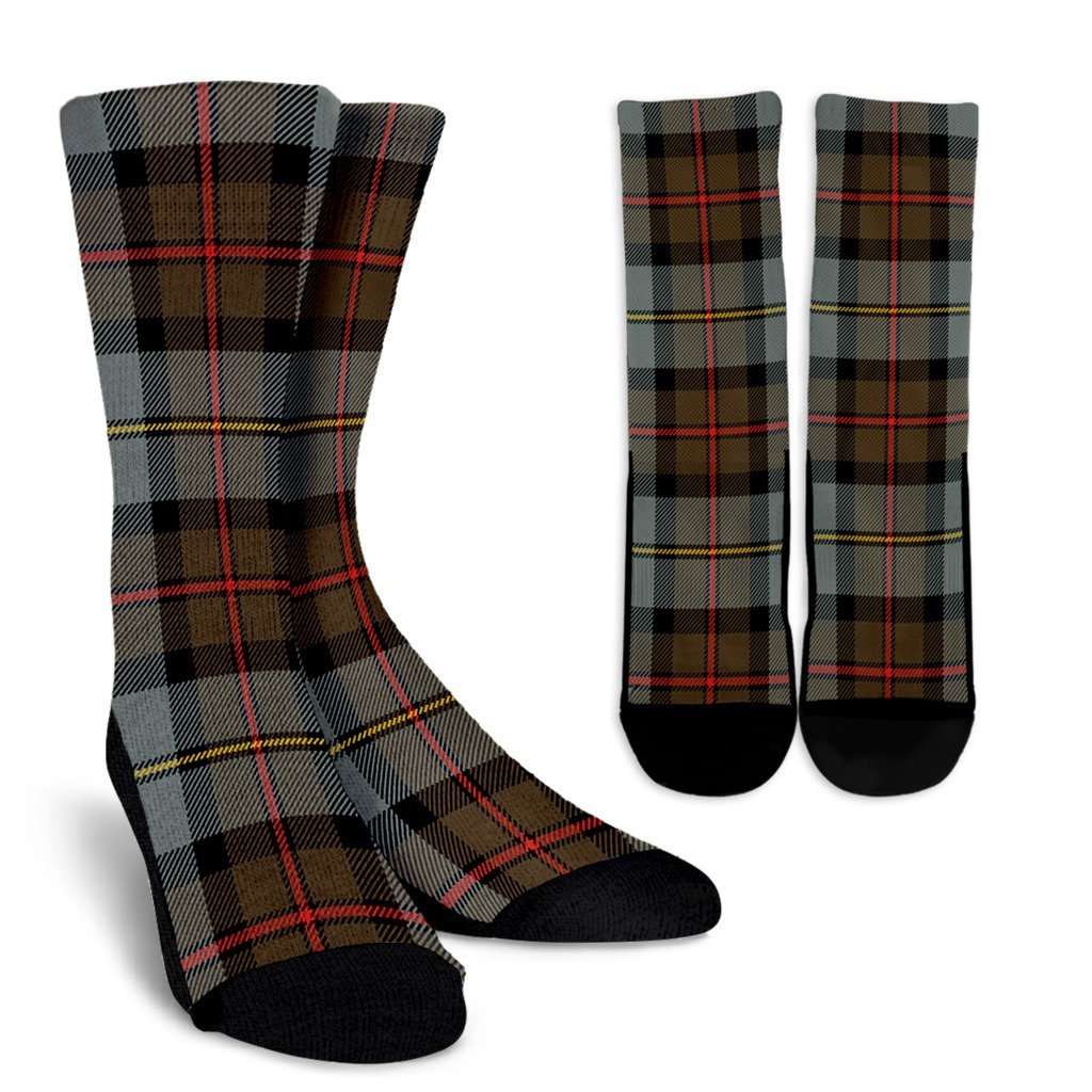 MacLeod of Harris Weathered Tartan Crew Socks