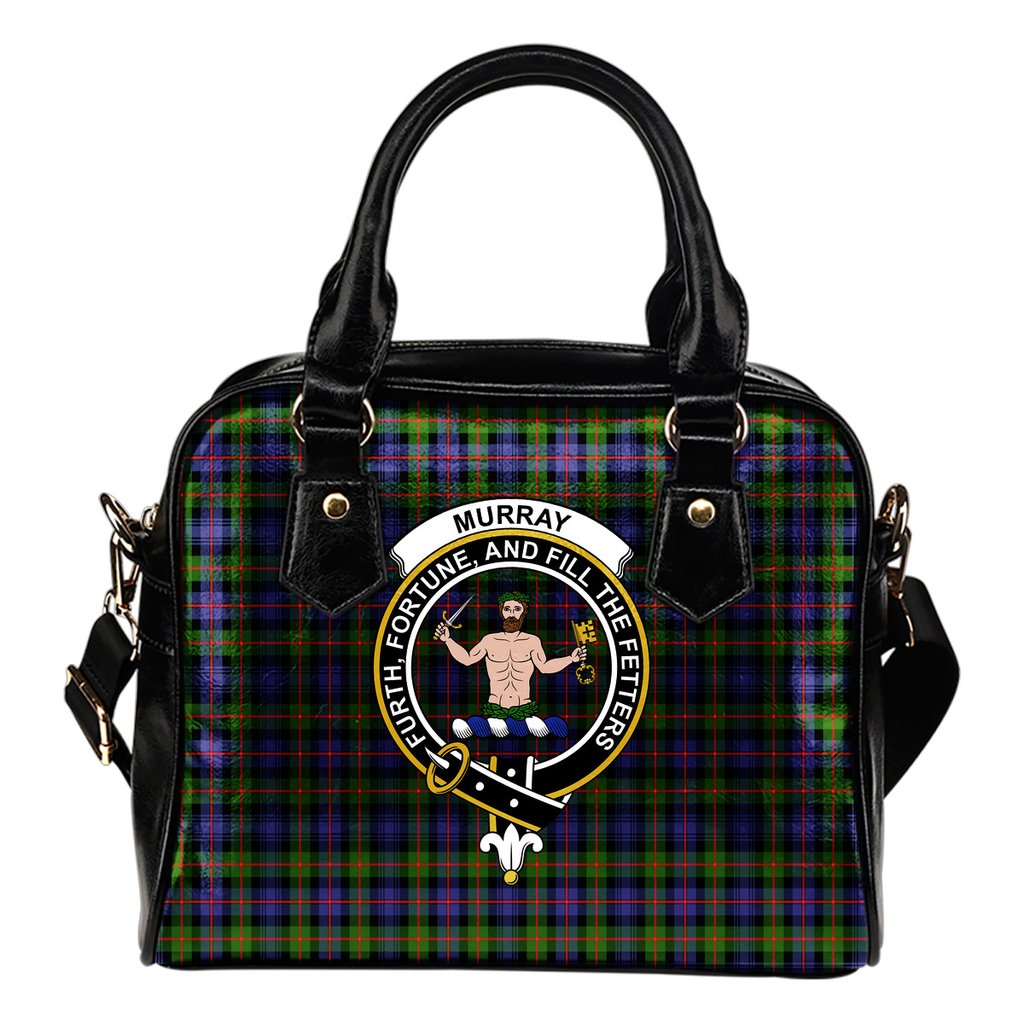 Murray of Atholl Modern Tartan Crest Shoulder Handbags
