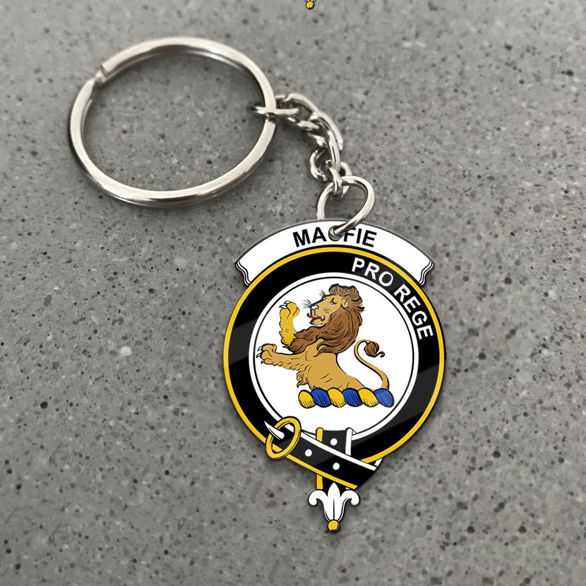 MacFie (of Dreghorn) Crest Keychain