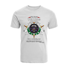 Dunlop Tartan Crest T-shirt - I'm not yelling style