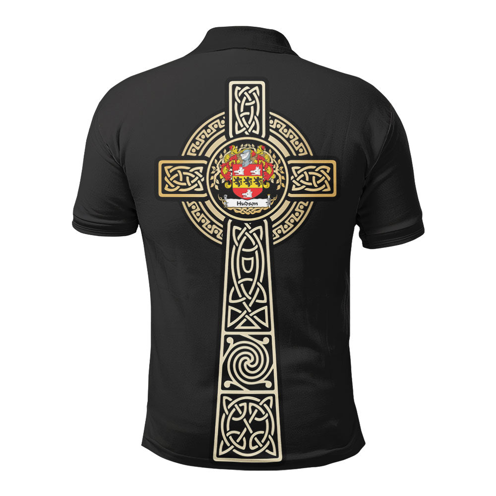 Hudson Clan Unisex Polo Shirt - Celtic Tree Of Life