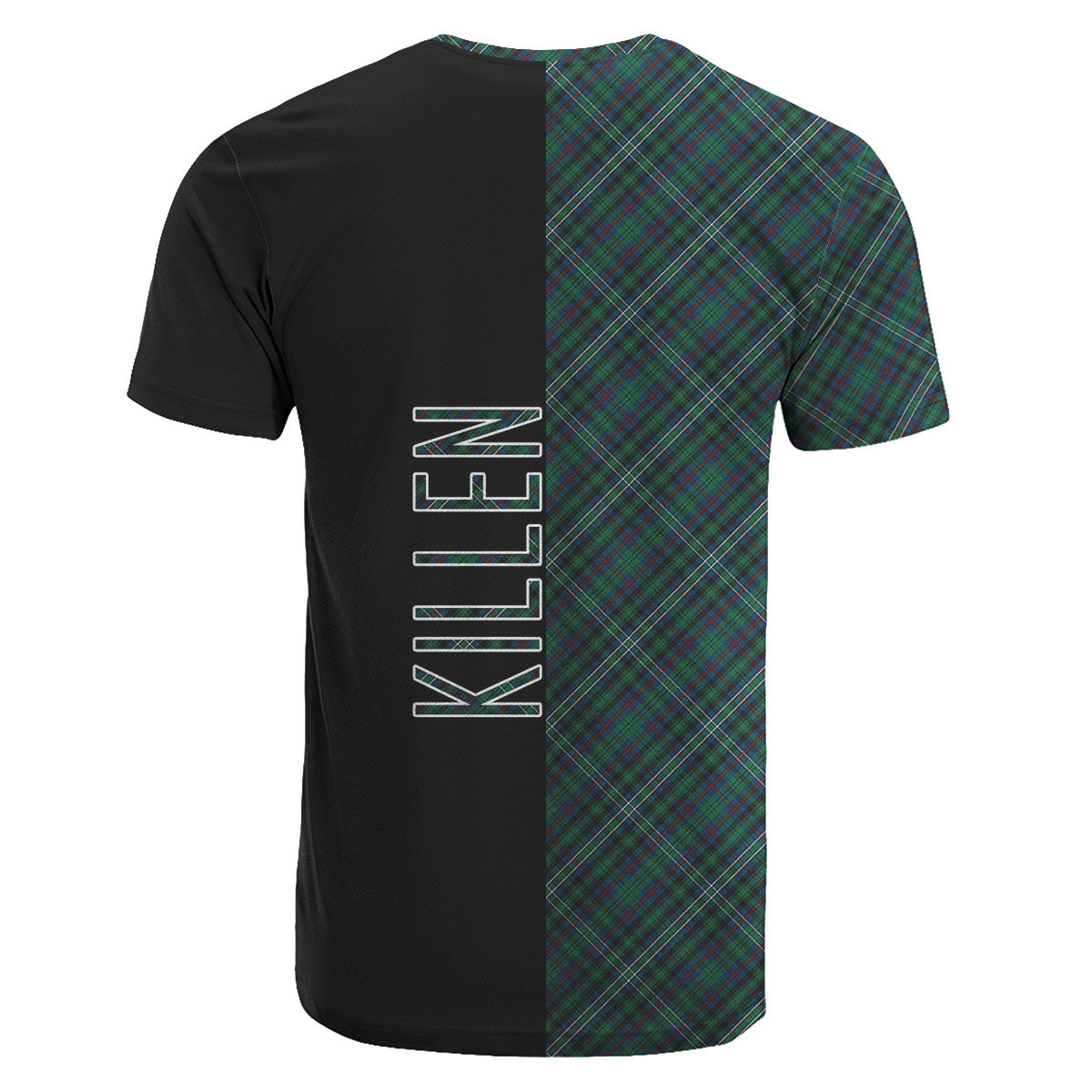 Killen Tartan T-Shirt Half of Me - Cross Style