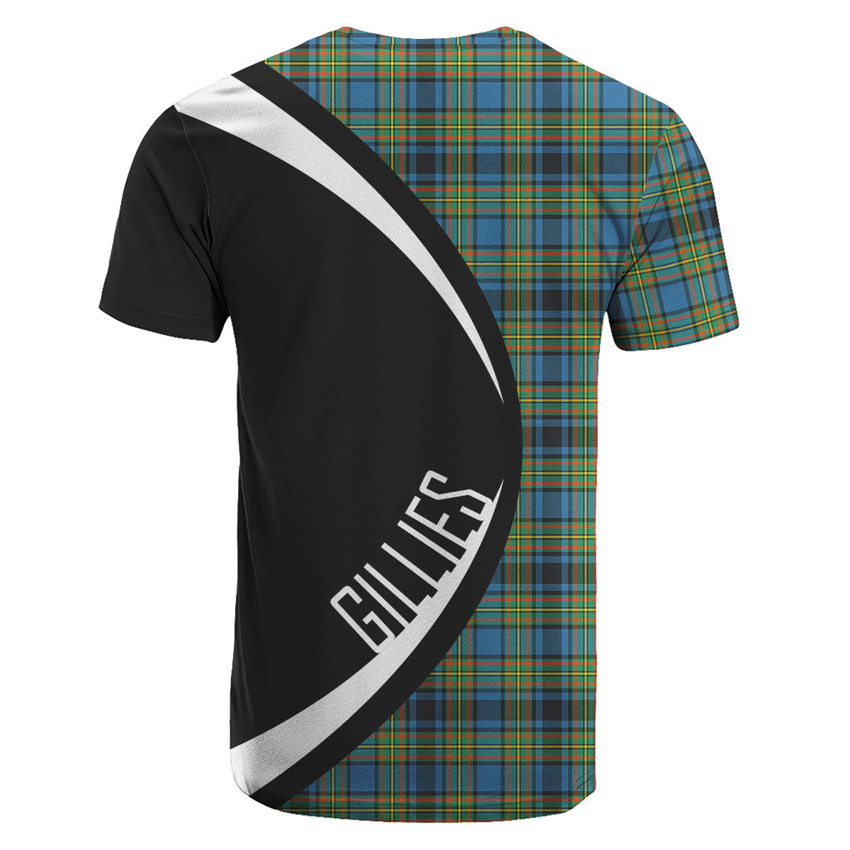 Gillies Ancient Tartan Crest T-shirt - Circle Style