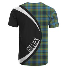 Gillies Ancient Tartan Crest T-shirt - Circle Style