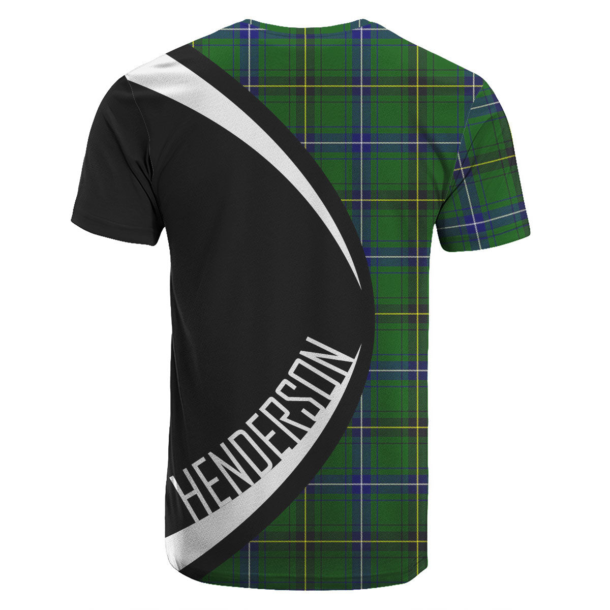 Henderson Modern Tartan Crest T-shirt - Circle Style