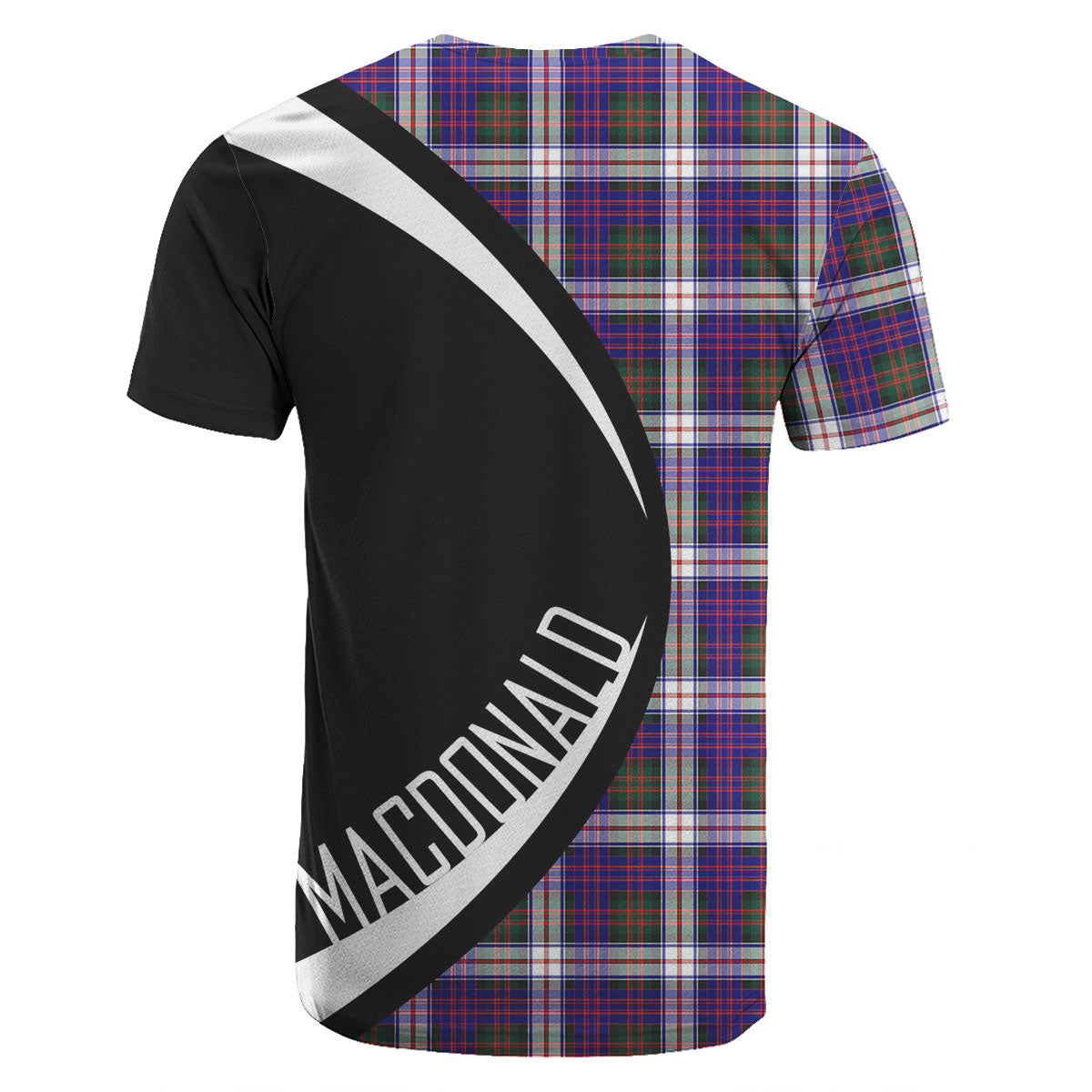 MacDonald Dress Modern Tartan Crest T-shirt - Circle Style