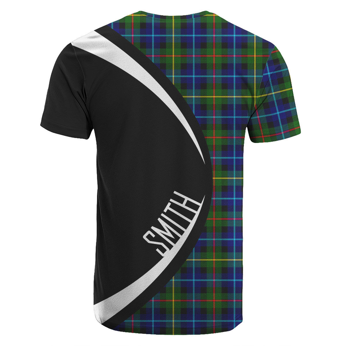 Smith Modern Tartan Crest T-shirt - Circle Style