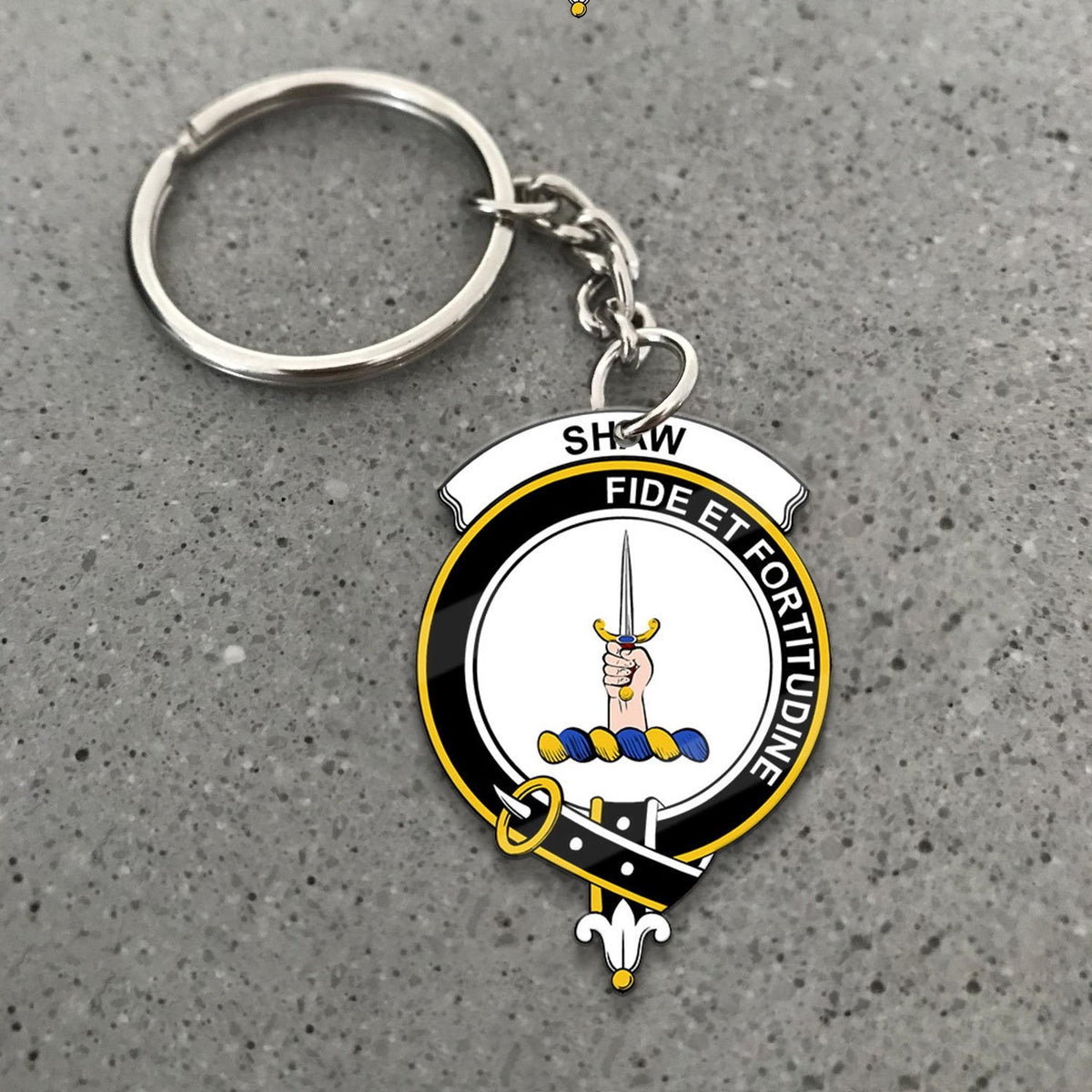 Shaw (of Tordarroch) Crest Keychain