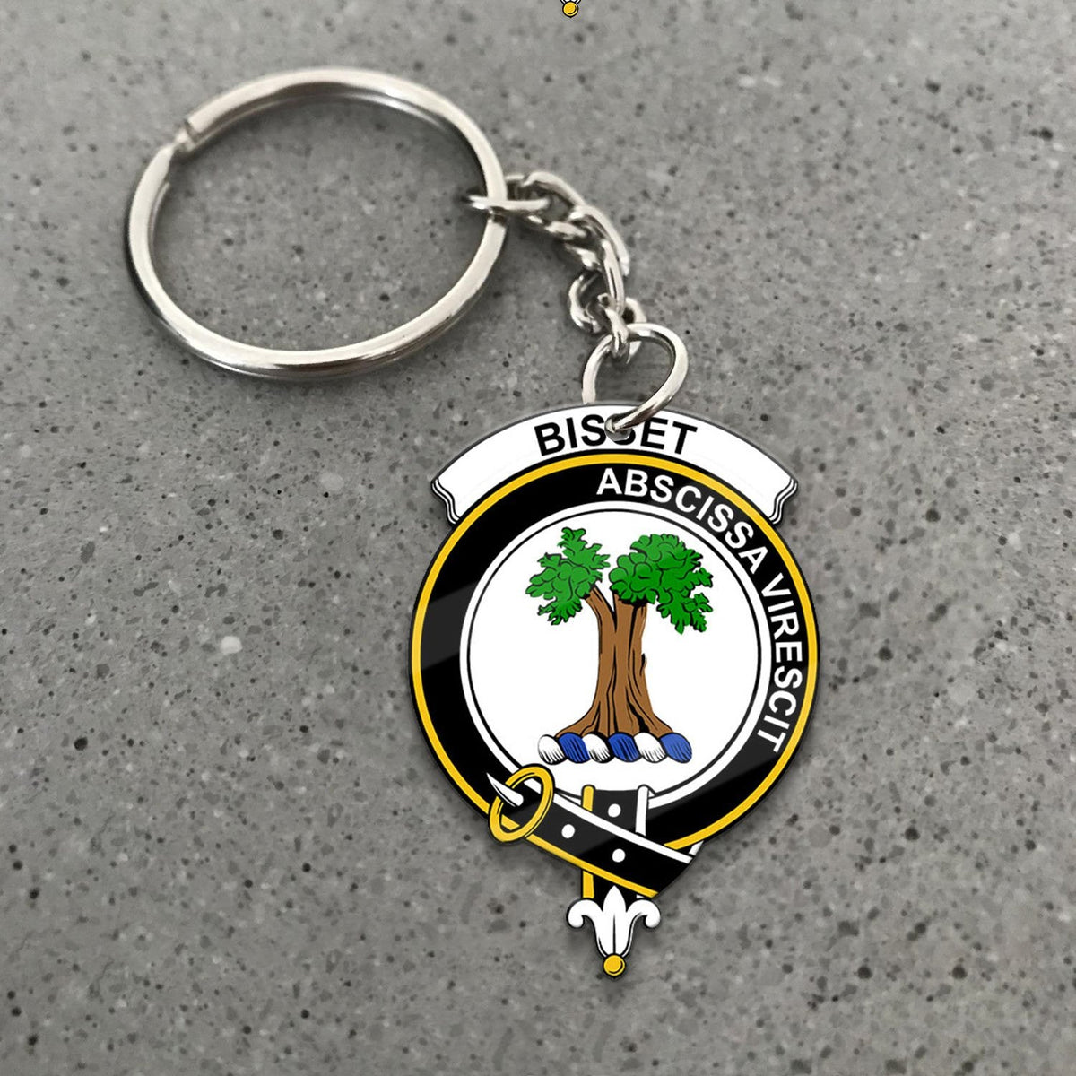Bisset Crest Keychain