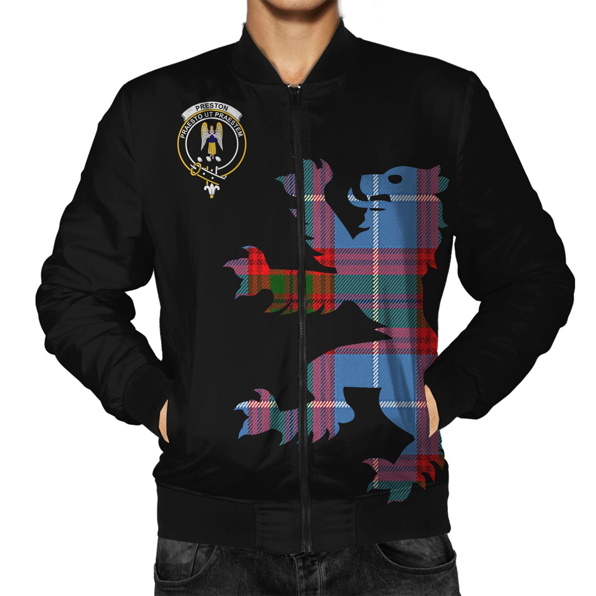 Preston Tartan Bomber Jacket Lion & Thistle