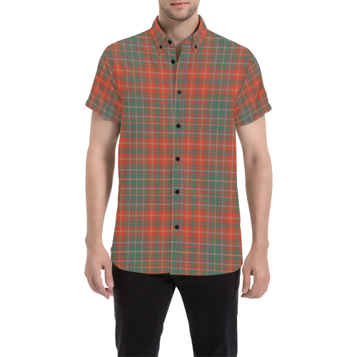 MacDougall Family Ancient Tartan Men Shirt