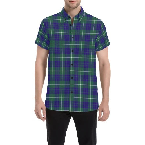 Hamilton Hunting Family Modern Tartan Men Shirt