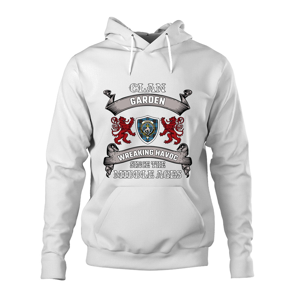 Garden Family Tartan - 2D Unisex Hoodie