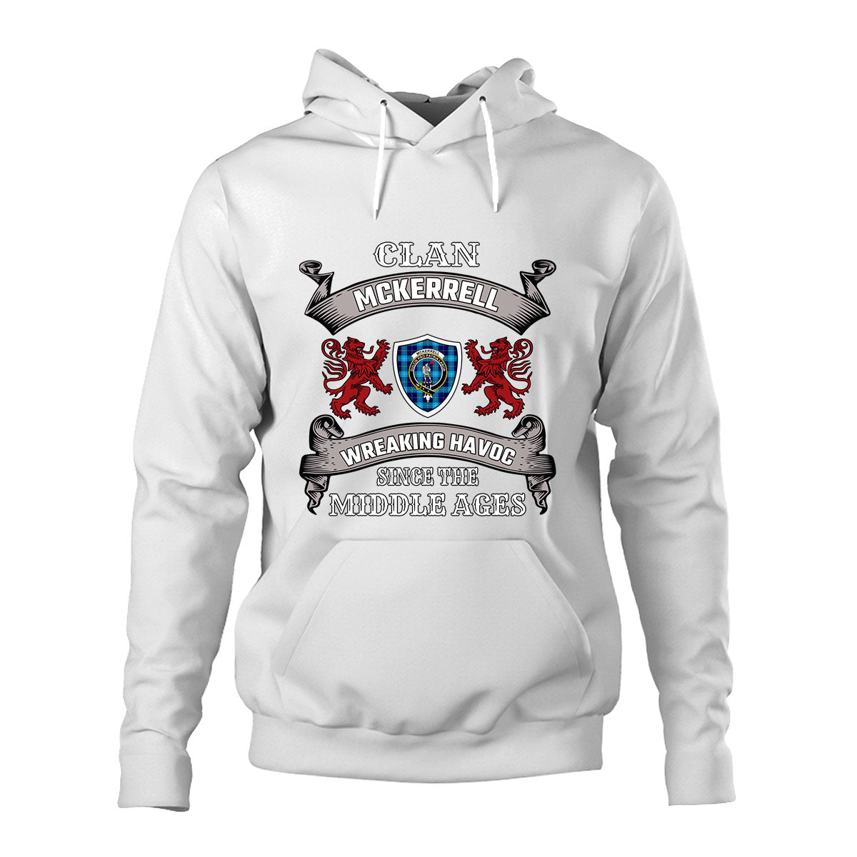 McKerrell Family Tartan - 2D Unisex Hoodie