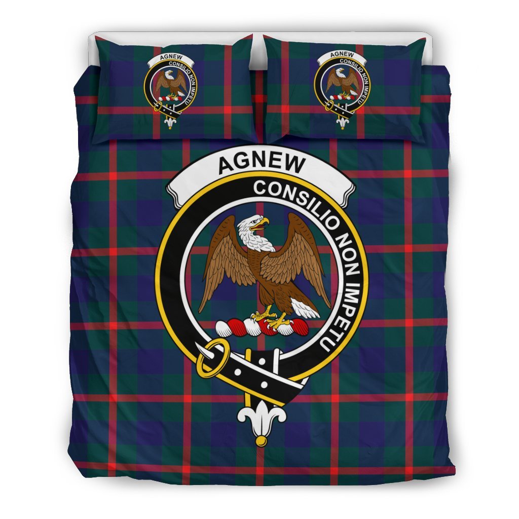 Agnew Family Tartan Crest Bedding Set