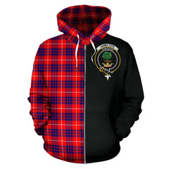Hamilton Modern Tartan Zipper Hoodie - Half Of Me Style