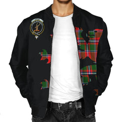 Spens (Or Spence) Tartan Bomber Jacket Lion & Thistle