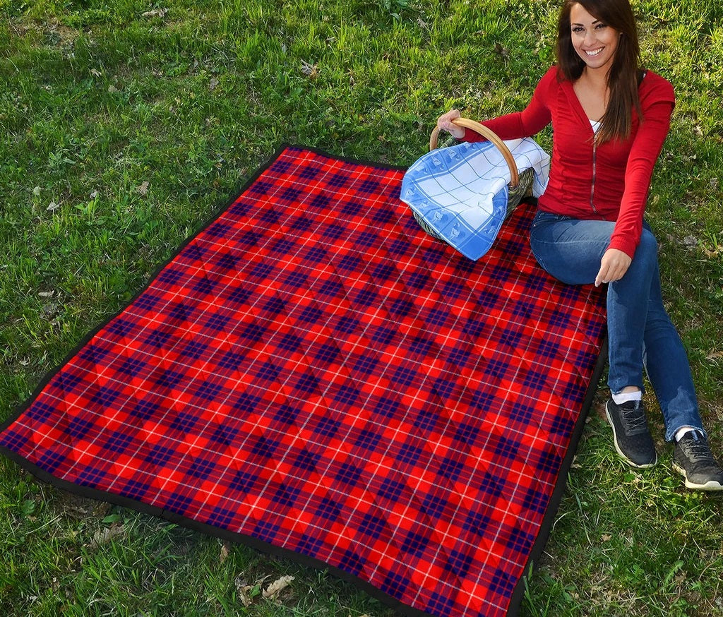 Hamilton Ancient Family Modern Tartan Quilt