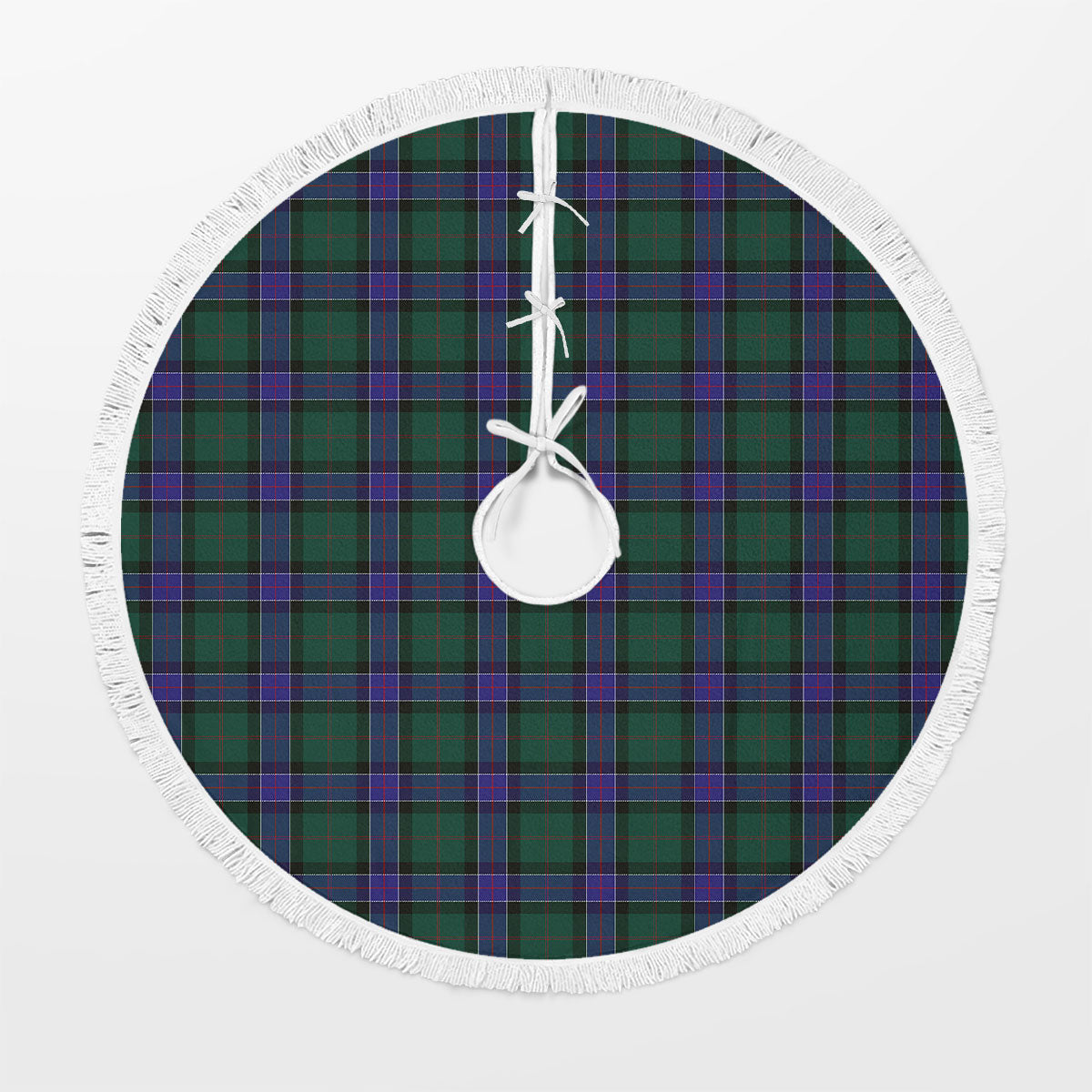 Sinclair Hunting Modern Tartan Christmas Tree Skirt