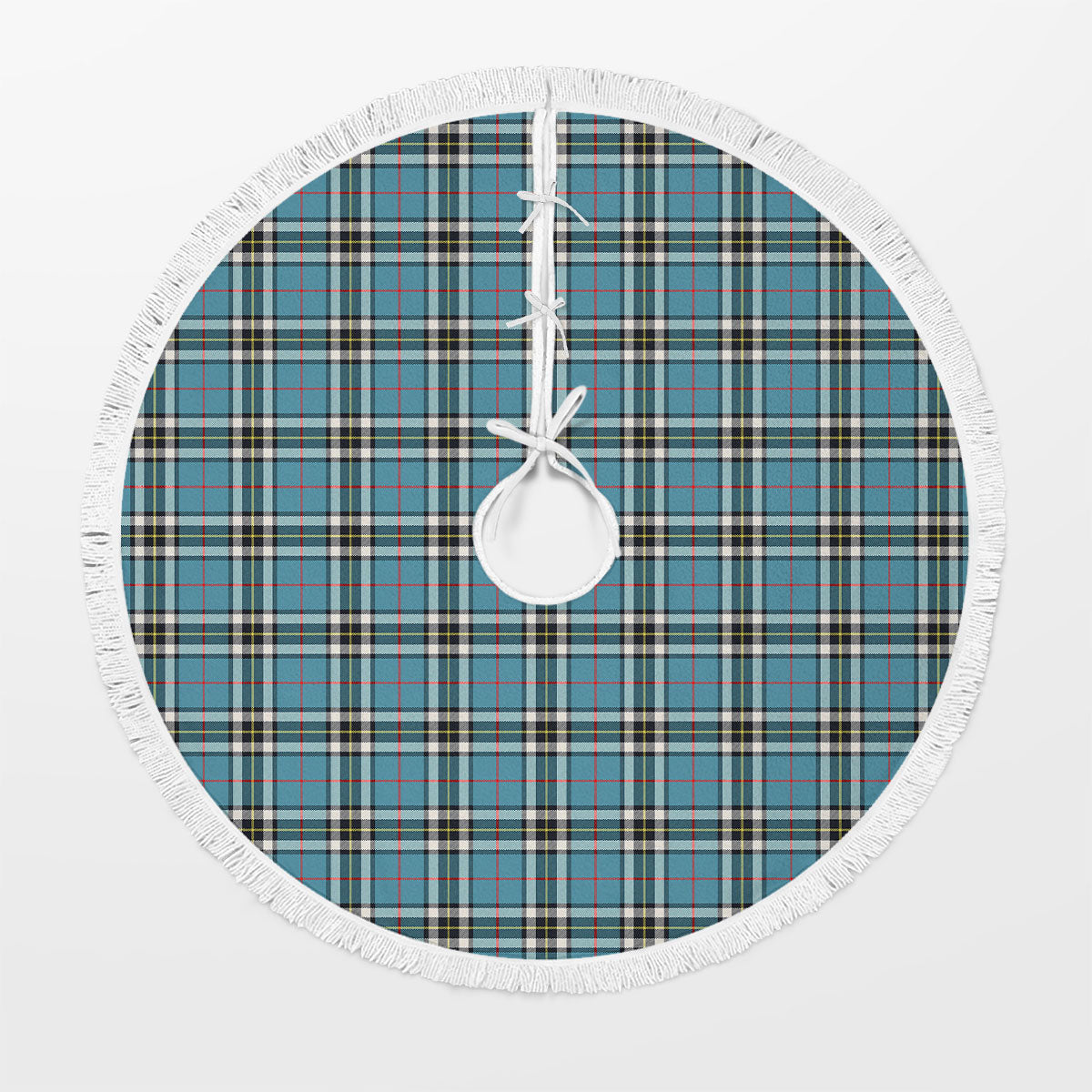 Thomson Blue Tartan Christmas Tree Skirt