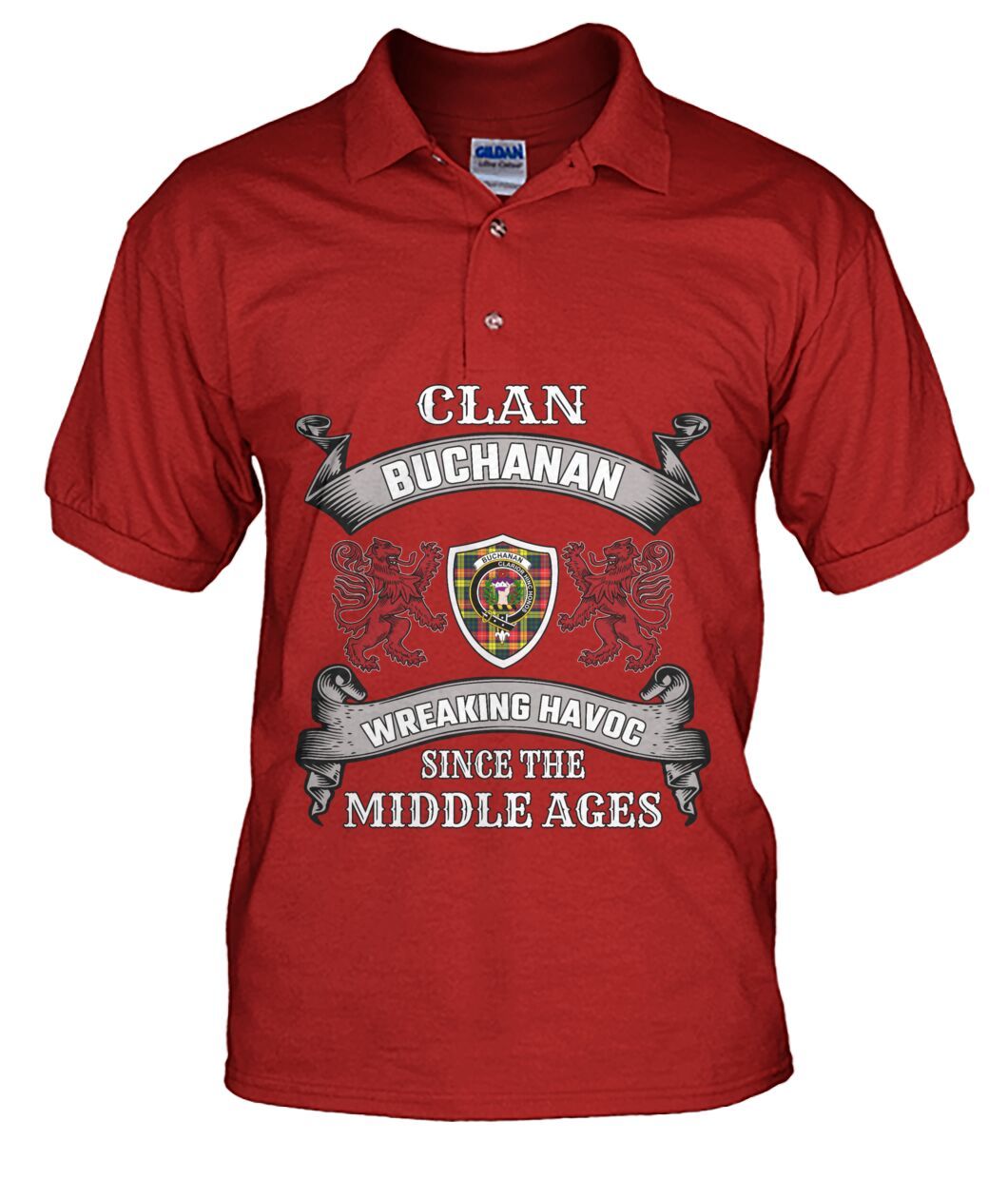 Buchanan Tartan 2D Polo Shirt