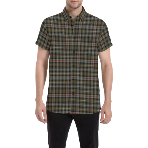 Mackenzie Family Weathered Tartan Men Shirt
