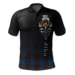 Cameron Hunting Tartan Polo Shirt - Alba Celtic Style