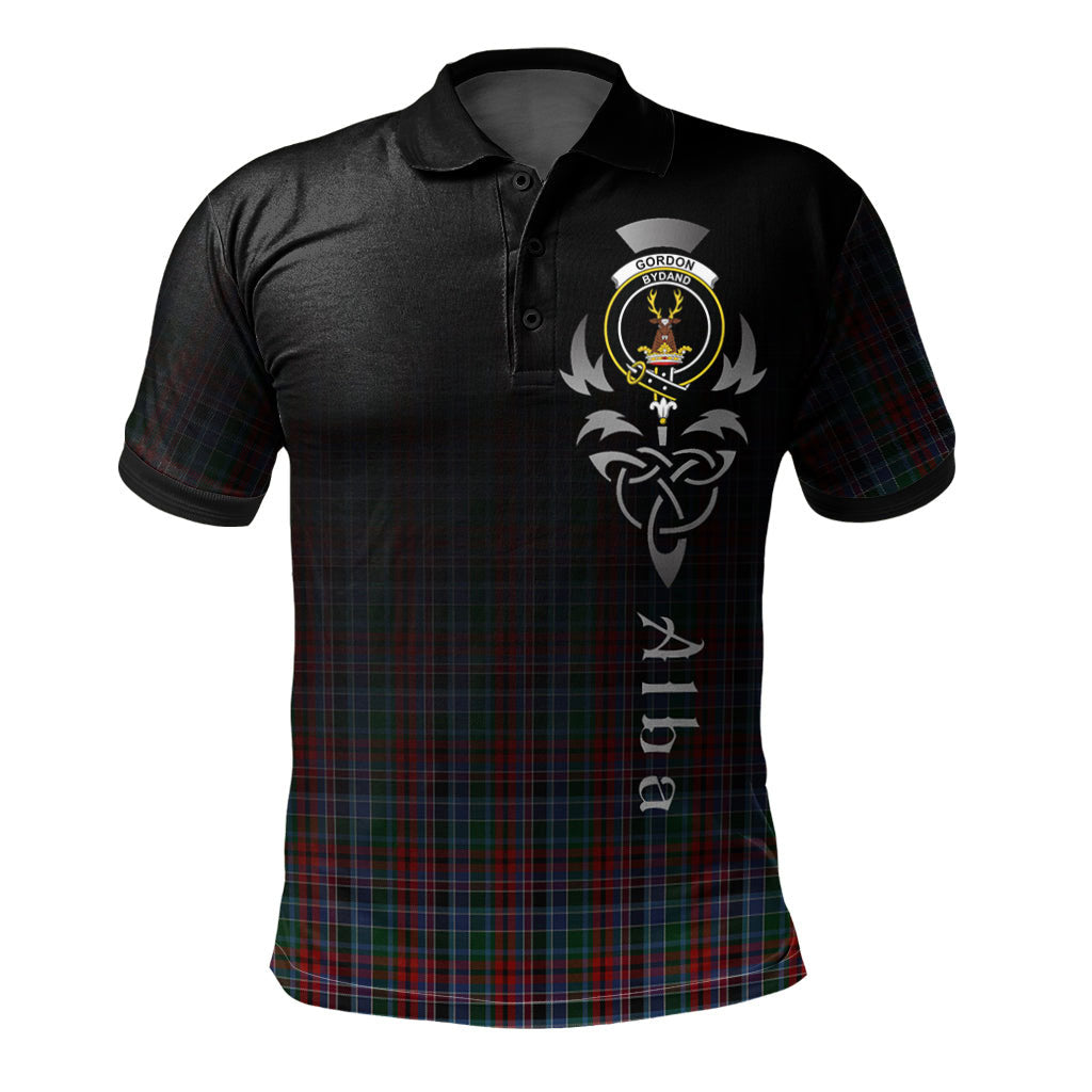 Gordon Red 01 Tartan Polo Shirt - Alba Celtic Style