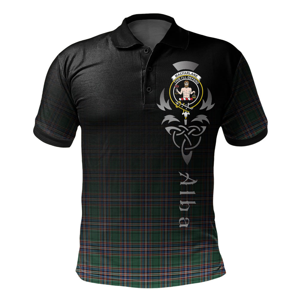 MacFarlane Hunting Ancient Tartan Polo Shirt - Alba Celtic Style