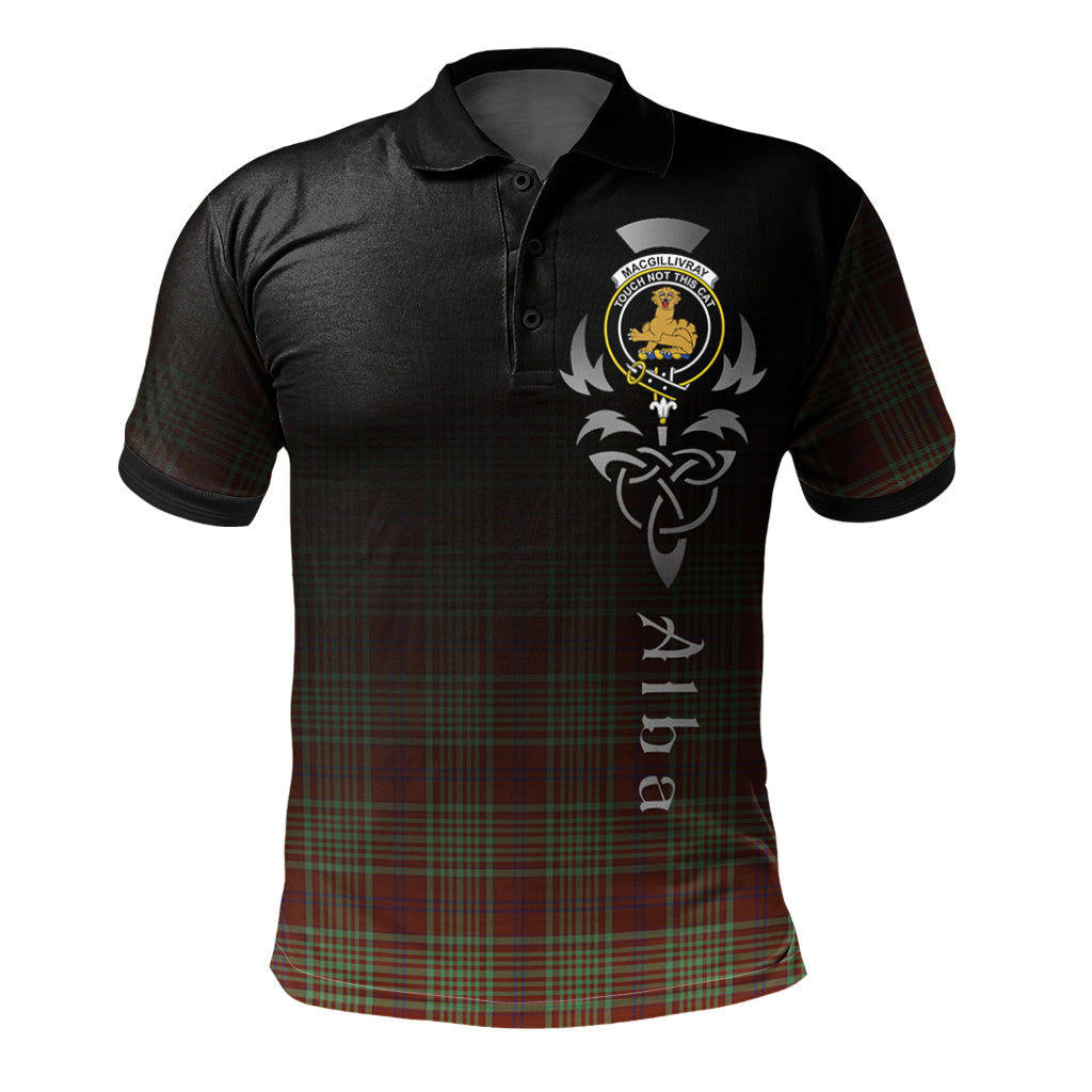 MacGillivray Hunting Ancient Tartan Polo Shirt - Alba Celtic Style