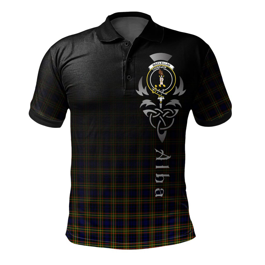 MacLellan Modern Tartan Polo Shirt - Alba Celtic Style