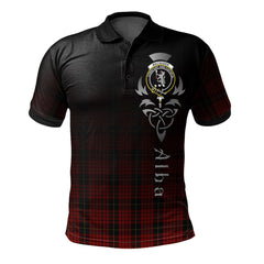 MacQueen Tartan Polo Shirt - Alba Celtic Style