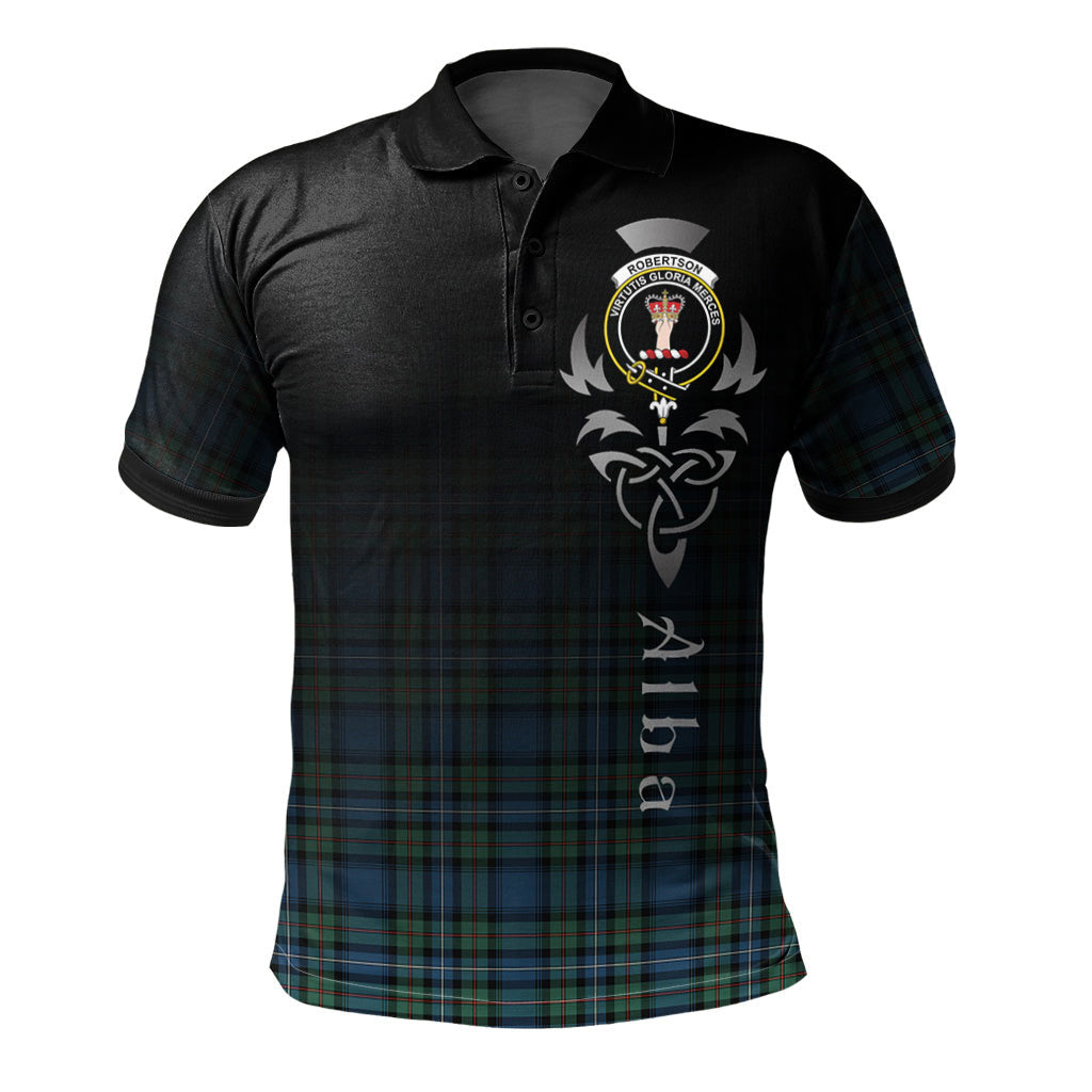 Robertson Hunting Ancient Tartan Polo Shirt - Alba Celtic Style