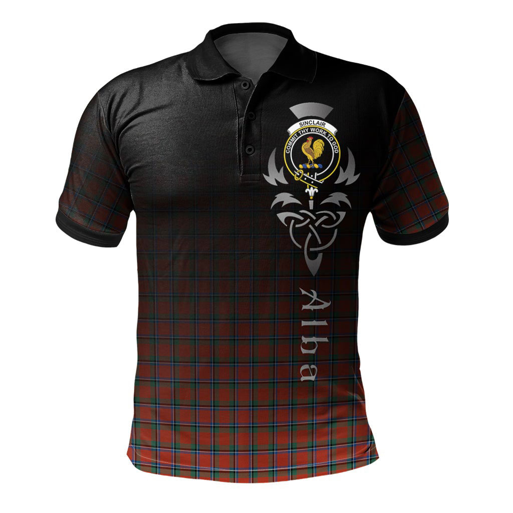 Sinclair Ancient Tartan Polo Shirt - Alba Celtic Style