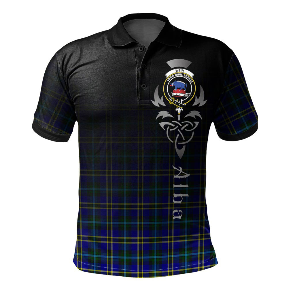 Weir Modern Tartan Polo Shirt - Alba Celtic Style