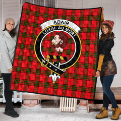 Adair Tartan Crest Quilt