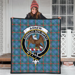 Agnew Family Tartan Crest Quilt