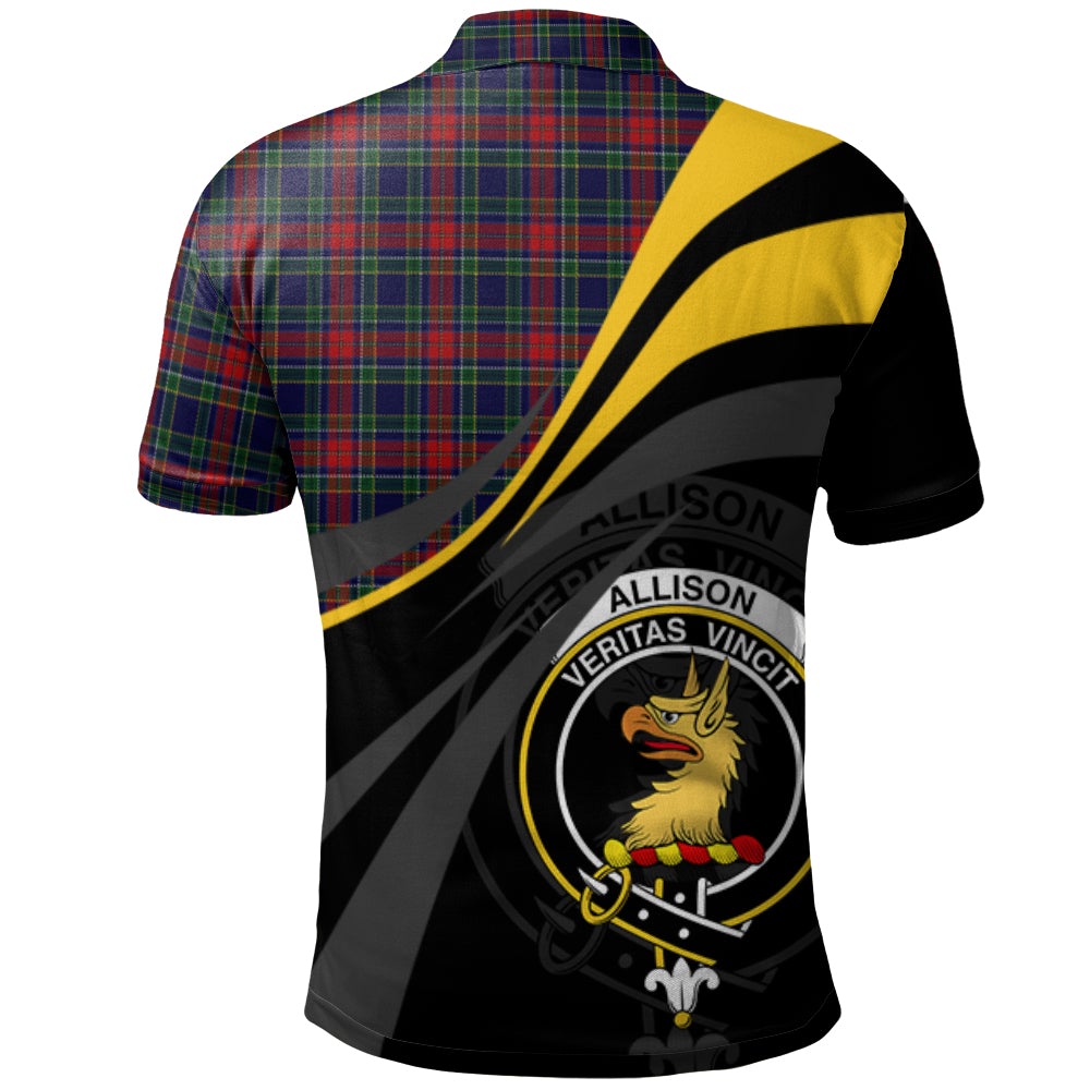 Allison (1882) Tartan Polo Shirt - Royal Coat Of Arms Style